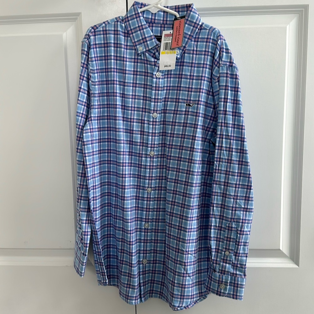Vineyards Vines boys dress shirt medium